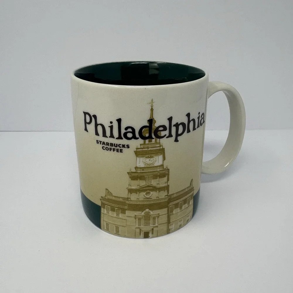 Starbucks Philadelphia 2011 Collector Series 16 oz Coffee Mug City Cup